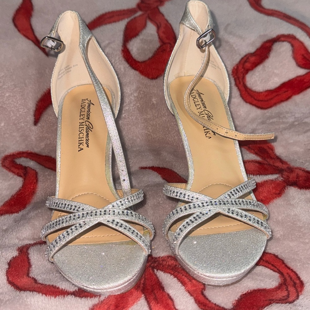 Elegant Silver Heels by